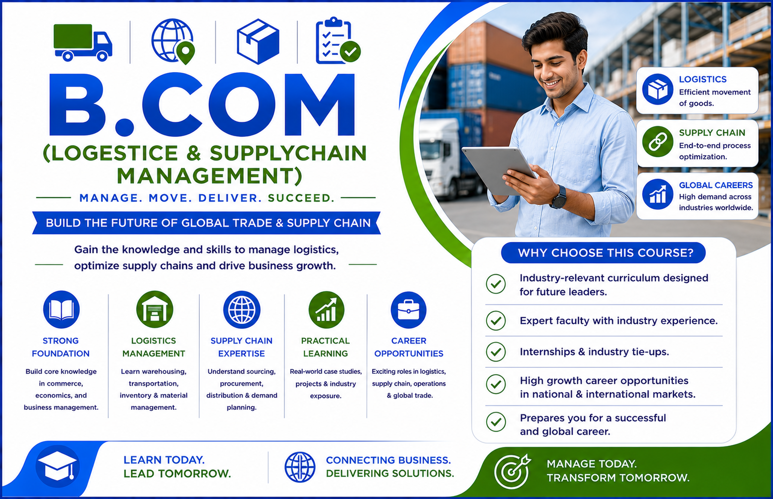 B.COM  (LOGESTICE & SUPPLYCHAIN MANAGEMENT)